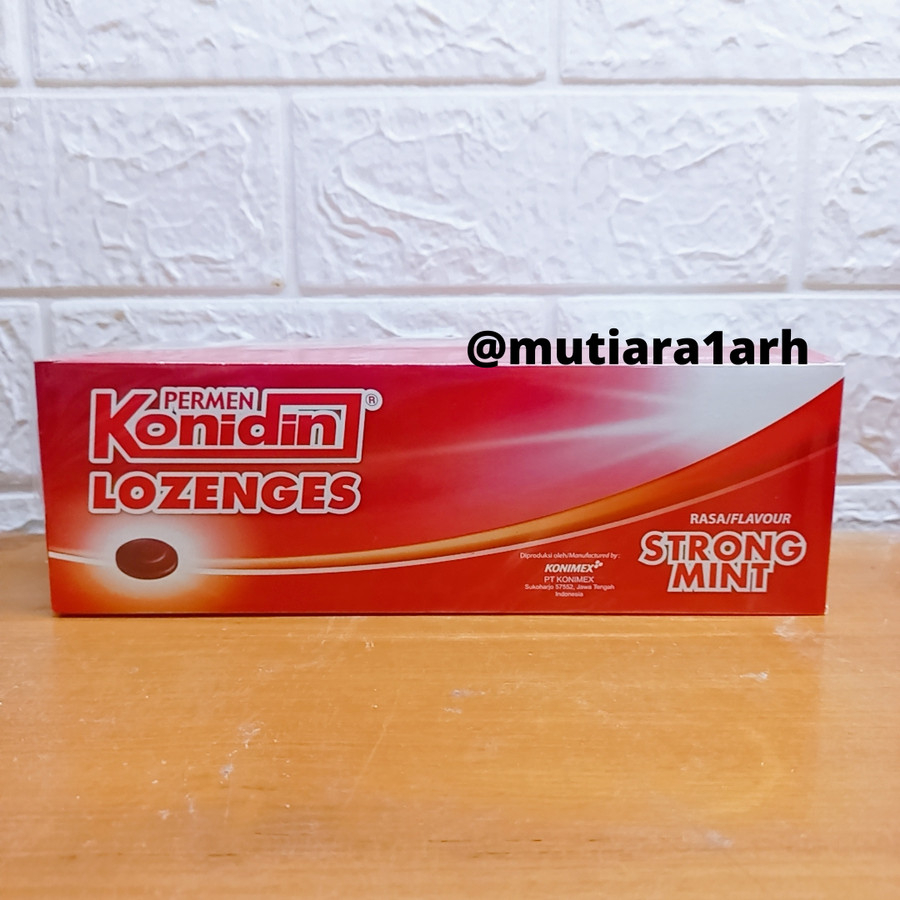 Jual KONIDIN PERMEN STRONG MINT BOX ISI 20 SACHET | Shopee Indonesia