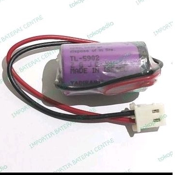 Jual Baterai Battery Lithium Tadiran PLC TL5902 3,6V 1/2AA Cable Plug ...