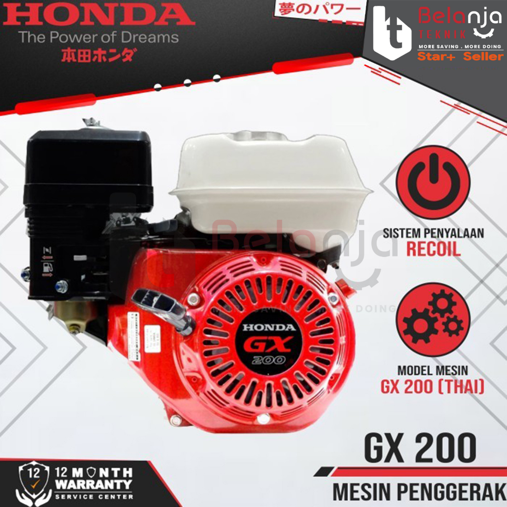 Jual Mesin Penggerak Honda Gx Thailand Hp Bensin Engine Serbaguna Shopee Indonesia