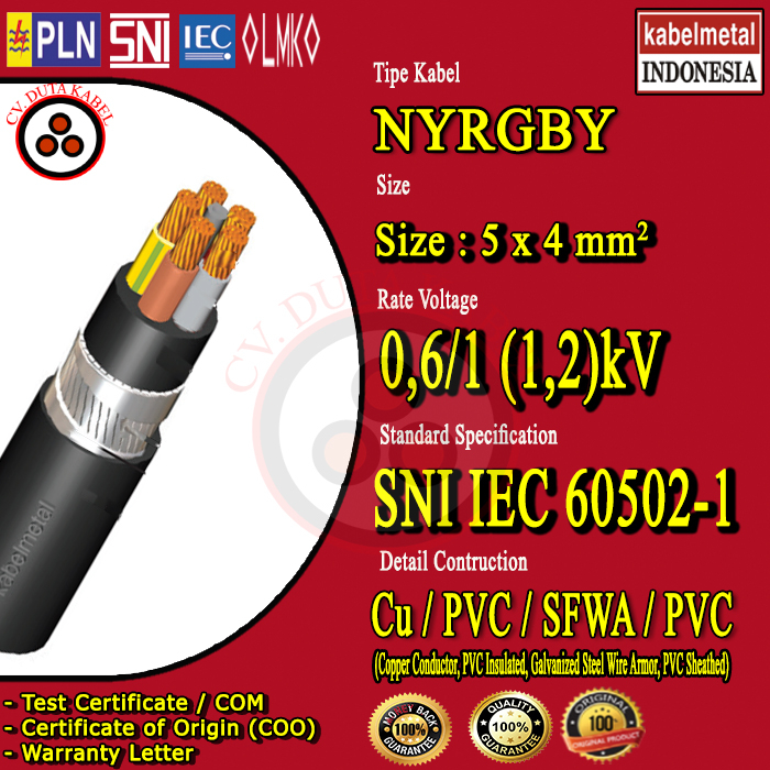 5 X 4 Mm2 Kabel