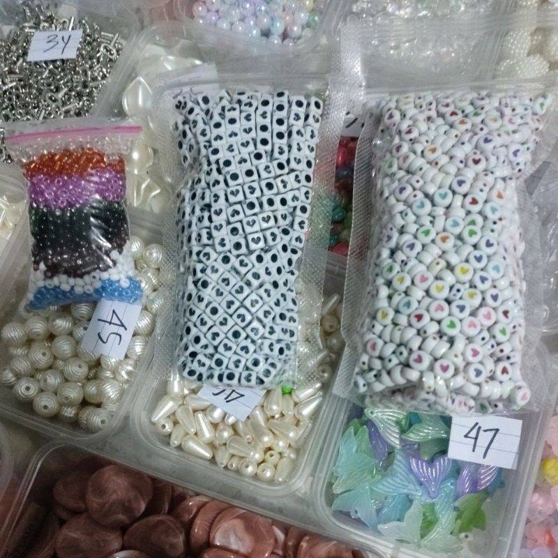 Jual manik manik campur-bahan craft ( bisa co di video) | Shopee Indonesia