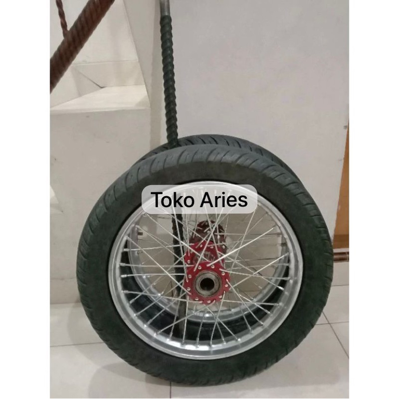 Jual Roda gerobak Jari jari motor (Mio ) Ring 14 (1 SET) | Shopee Indonesia