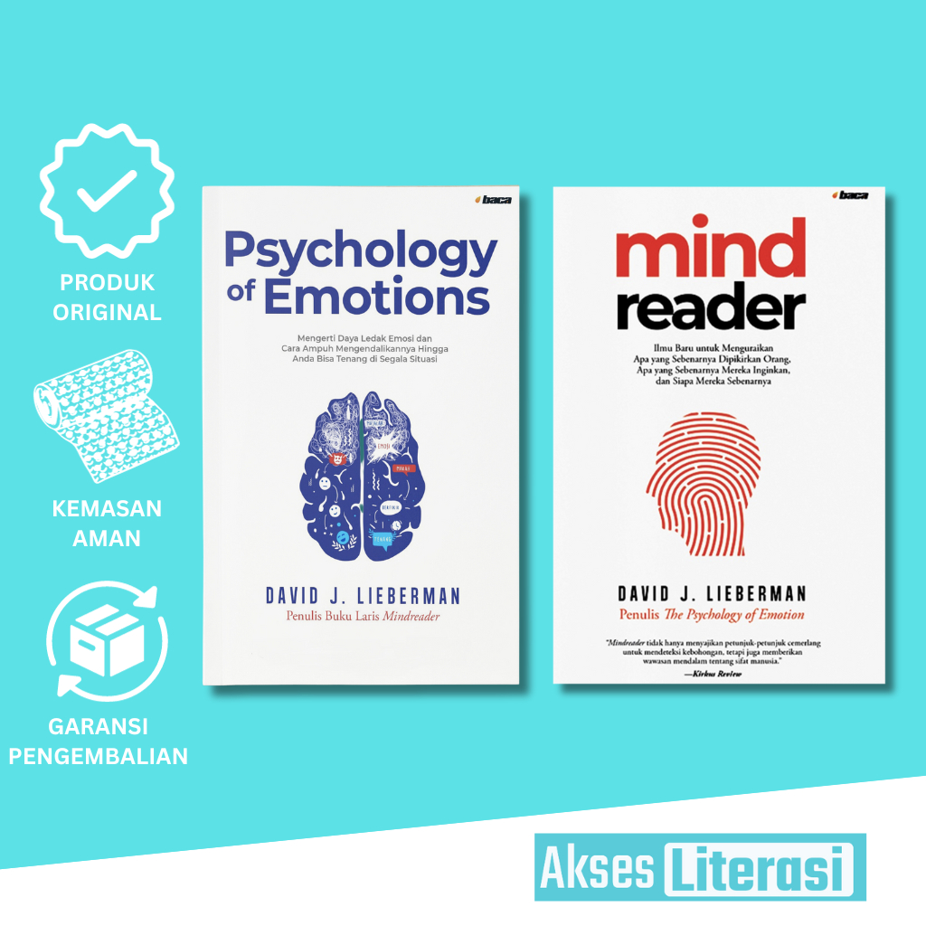 Jual Paket Hemat Buku The Psychology Of Emotion Mindreader Ori Shopee Indonesia