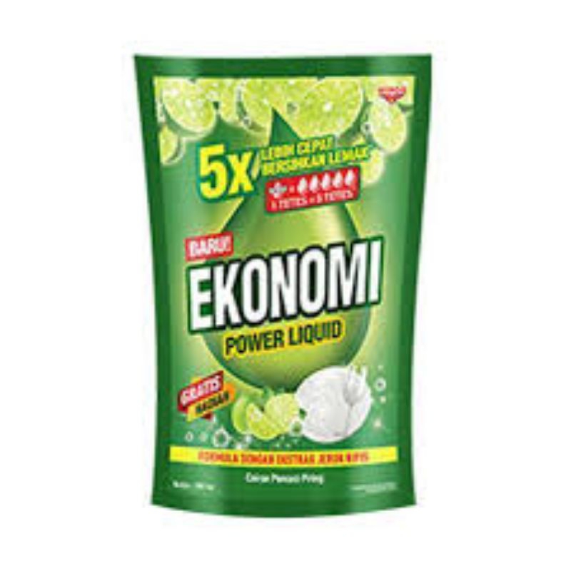 Jual EKONOMI POWER LIQUID 650 ML JERUK NIPIS | Shopee Indonesia
