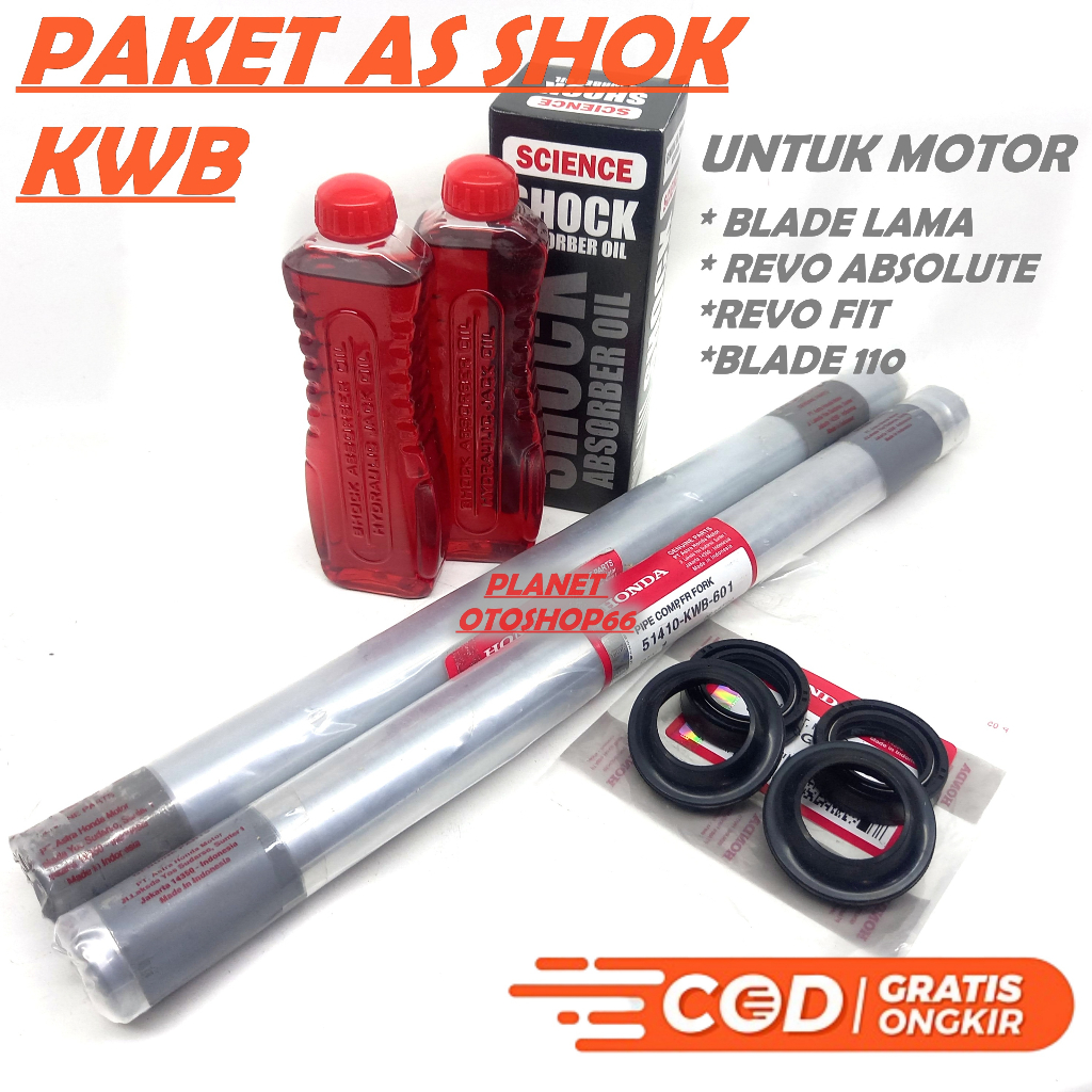 Jual Sepaket As Shock Depan Revo Absolute Revo Fit Revo Lama Blade Kwb As Shock Breaker