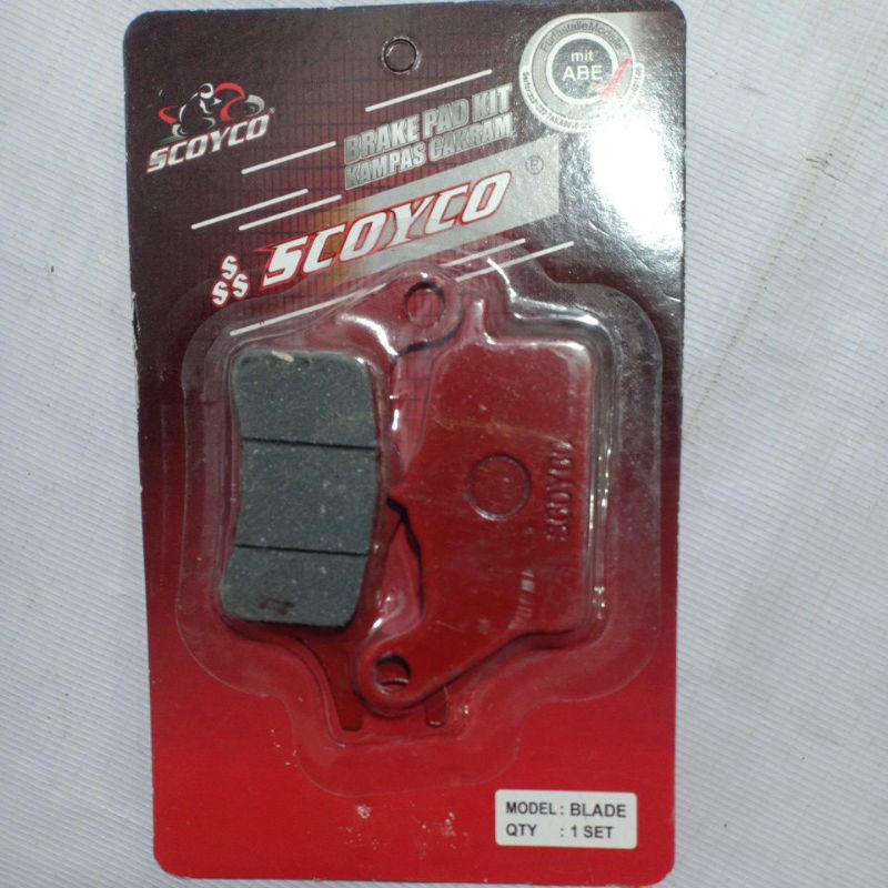 Jual Dispad Kampas Rem Depan Blade Revo Supra Injeksi Scoyco