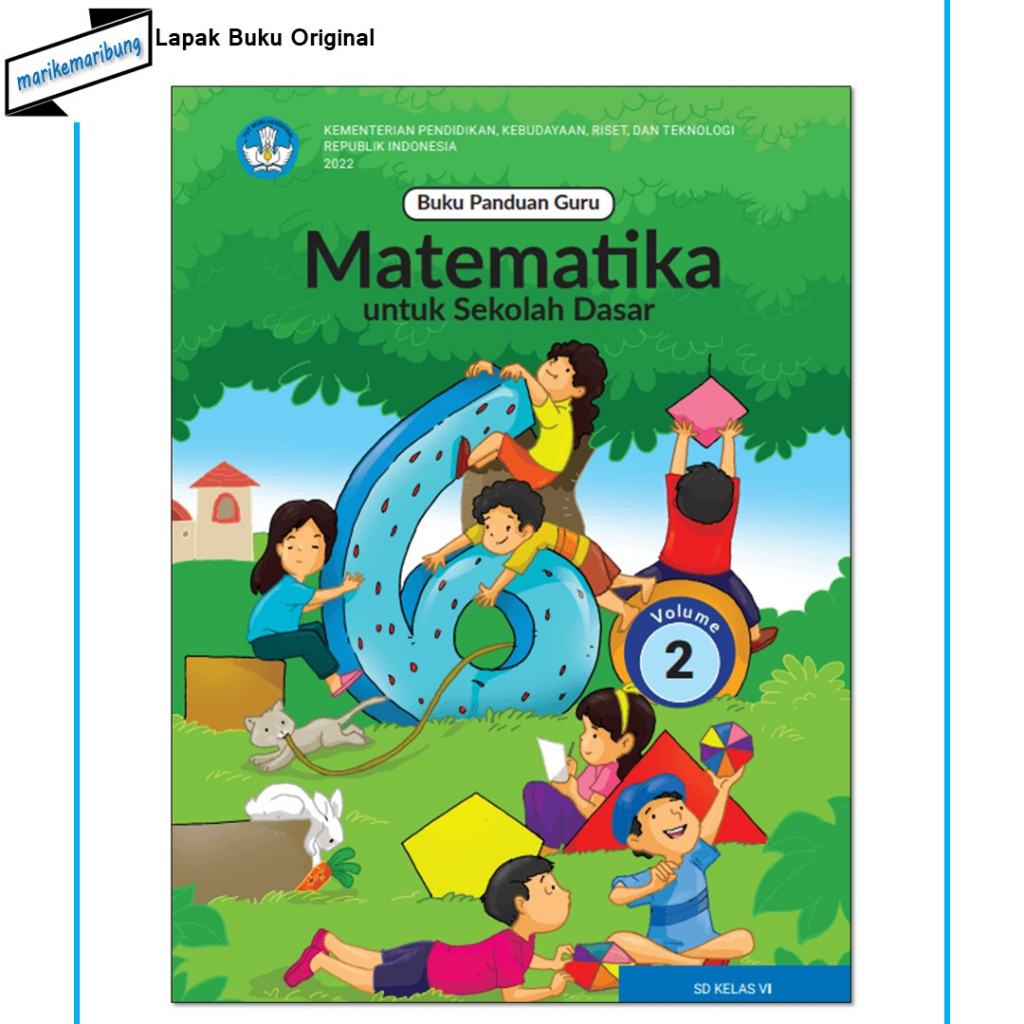 Jual Buku Kurikulum Merdeka Buku Guru Matematika Volume 2 Sd Kelas 6