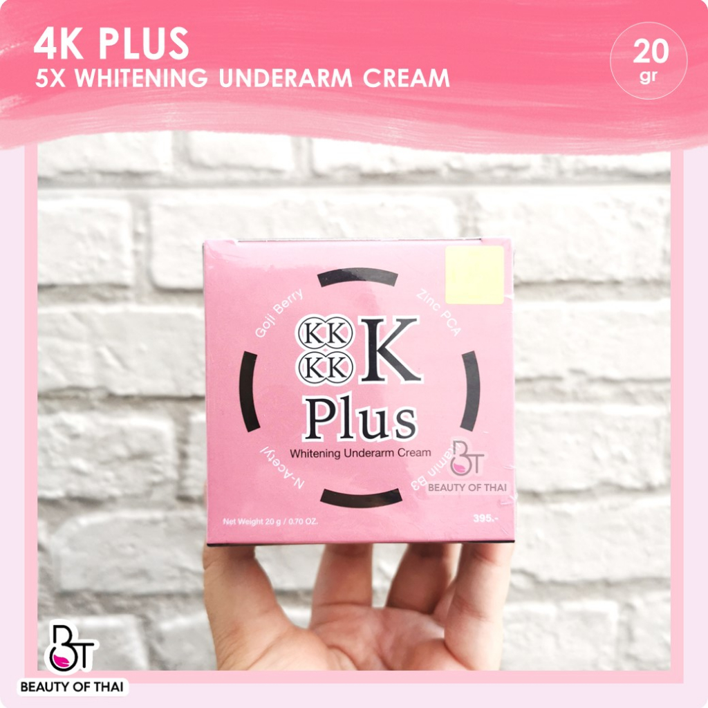 Jual 4K PLUS 5X WHITENING UNDERARM CREAM - PEMUTIH KETIAK | ORIGINAL