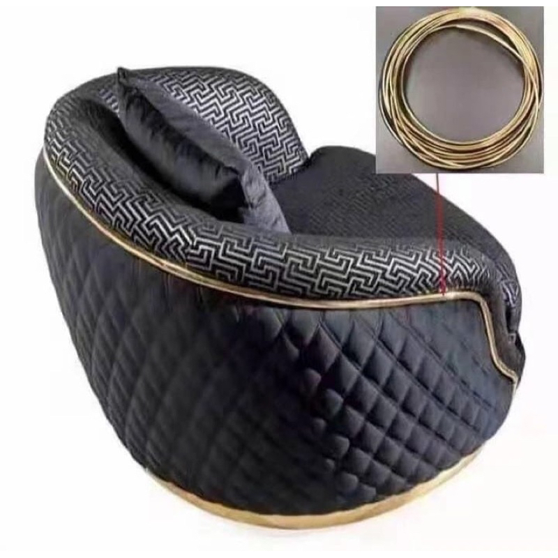 Jual Lis List Kur Sofa Emas Bulat / Lis Gold Edging Sofa / Aksesoris ...