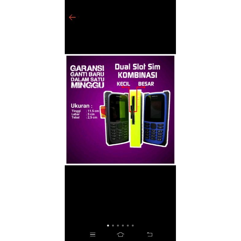 Jual HP AKTIVATOR DUAL SIM ON (SLOT BESAR + KECIL) | Shopee Indonesia