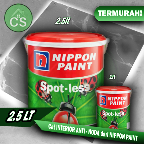 Jual Nippon Spotless Brilliant White 20l Pailcat Interior Anti Noda Putih Shopee Indonesia 1618