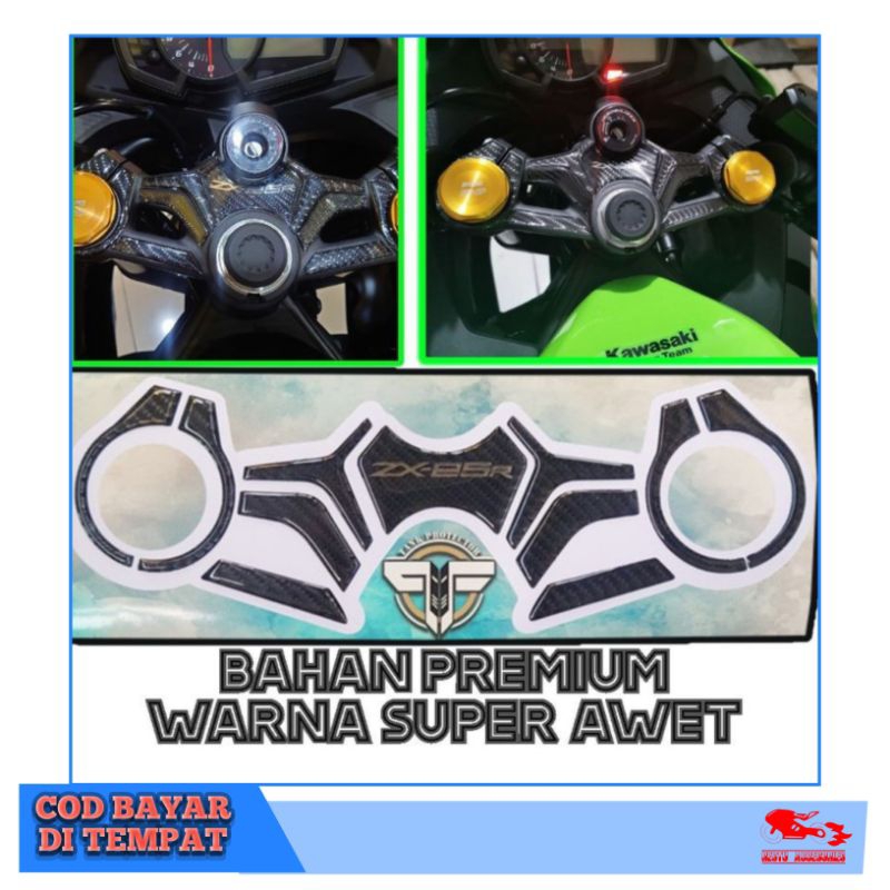 Jual Stiker ZX25R Sticker Timbul Protector Stang ZX25R Premium | Shopee ...