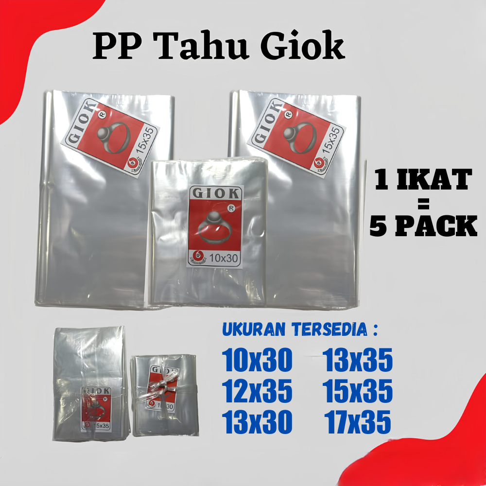 Jual Pack Plastik Pp Tahu Tempe X X X X X