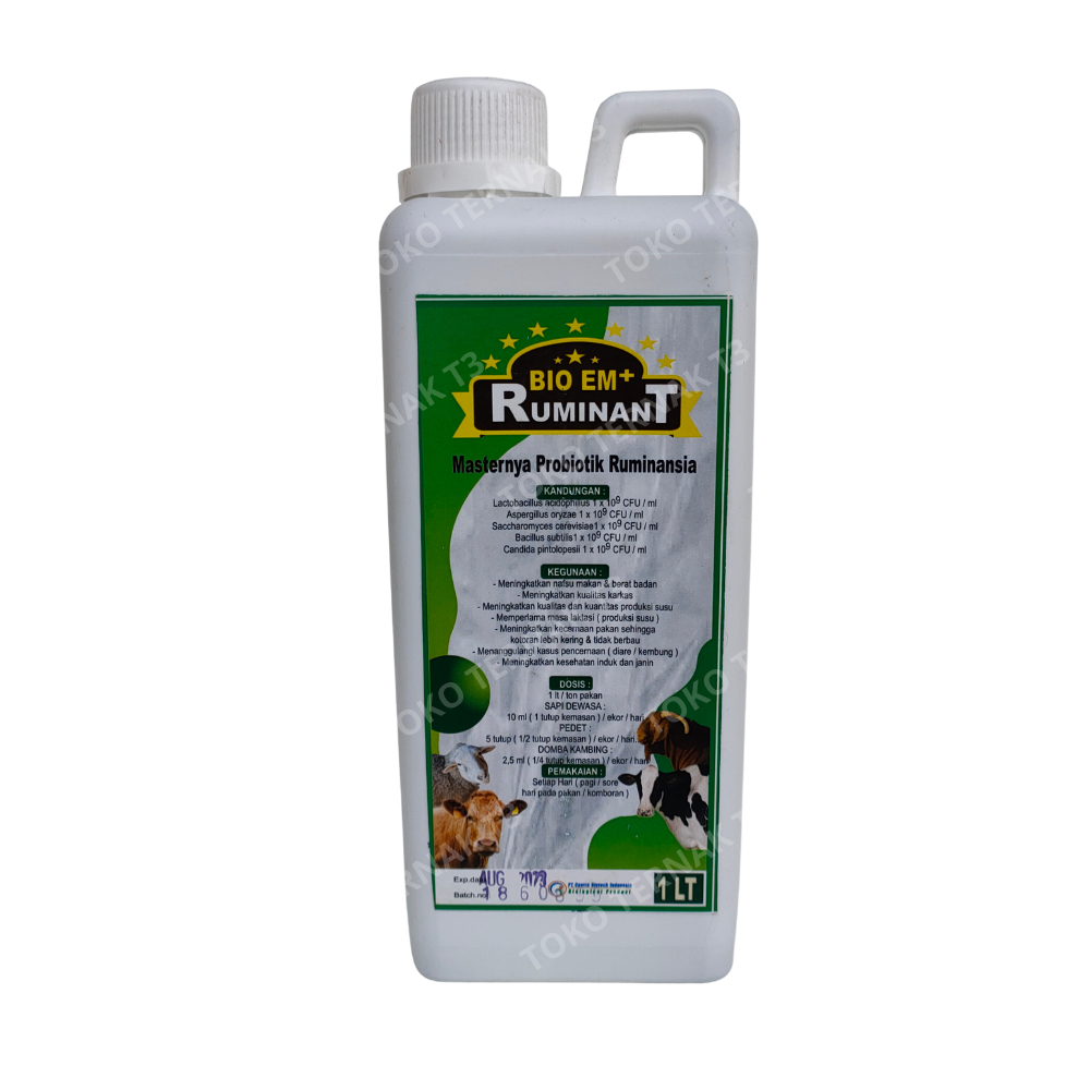 Jual Probiotik Cair Peternakan 1LT/TON Pakan Sapi Domba Kambing Untuk ...