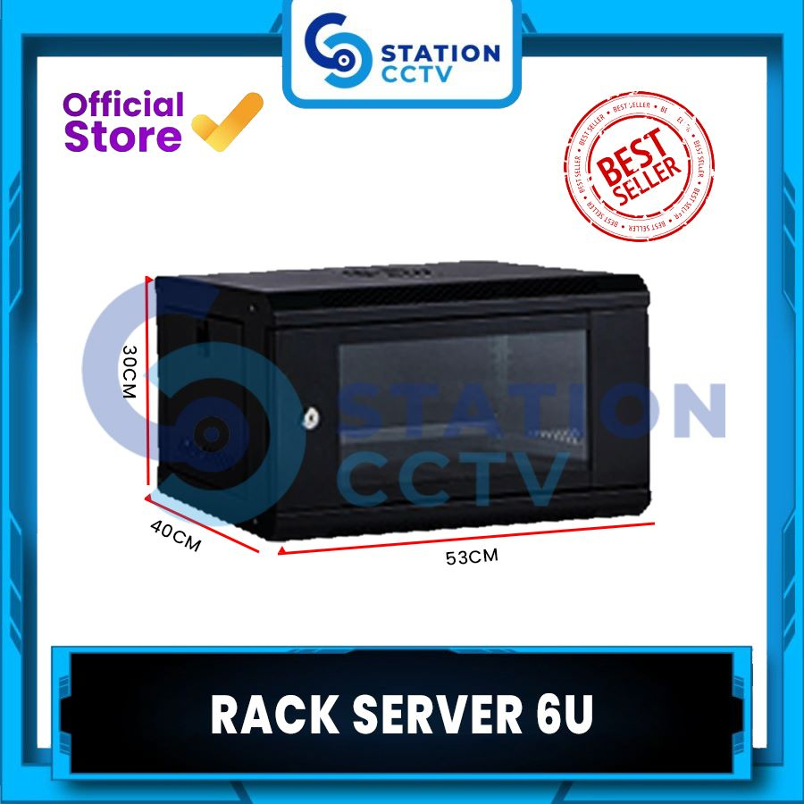 Jual Wallmount Rack 6U / Rak Server Single Door 6U | Shopee Indonesia