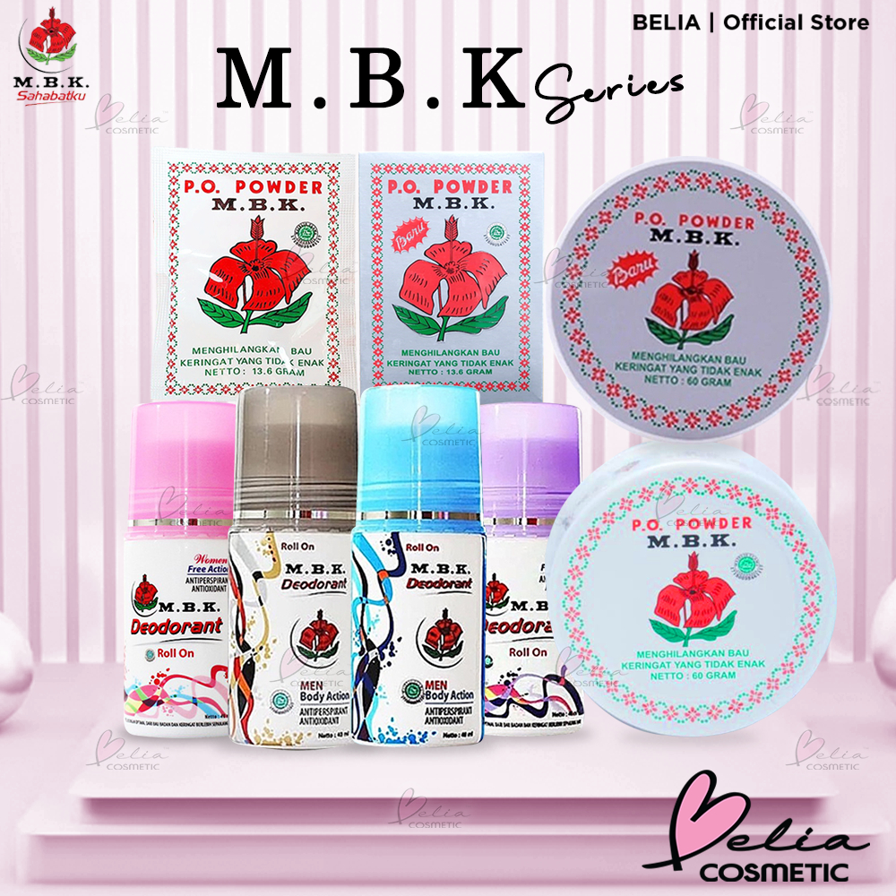 Jual Belia M B K Series Deodorant Roll On 40 Ml Bedak Jar Tint 60