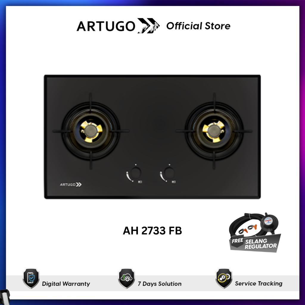 Jual Kompor Tanam ARTUGO Built In Gas Hob AH 2733 FB Shopee Indonesia