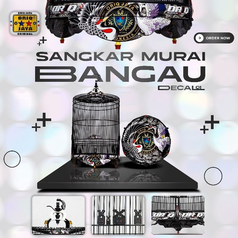 Jual Sangkar Murai Bangau Oriq Jaya PVC Mewah no.2 diameter 58cm ...