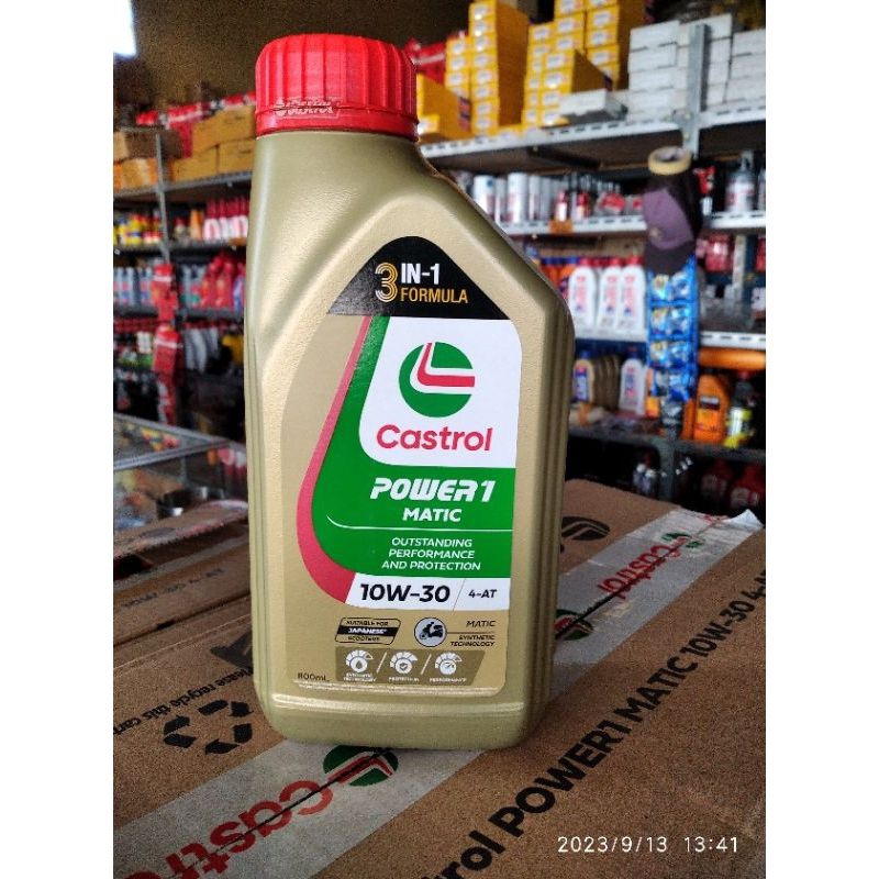 Jual Oli Castrol Power 1 Matic 10W-30 800ml Ori CASTROL | Shopee Indonesia