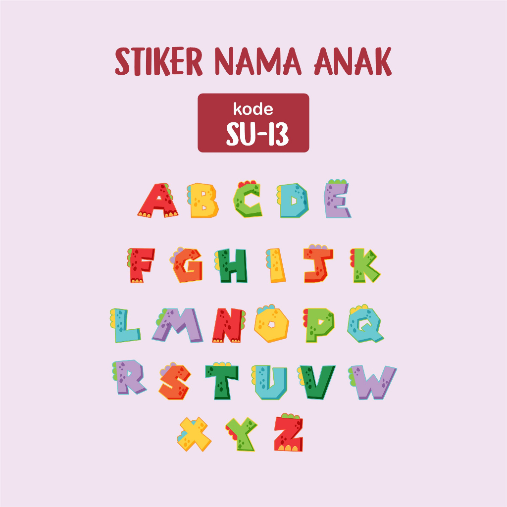 Jual STIKER LABEL NAMA UV TRANSPARAN LABEL NAMA ANAK SEKOLAH LABEL ...