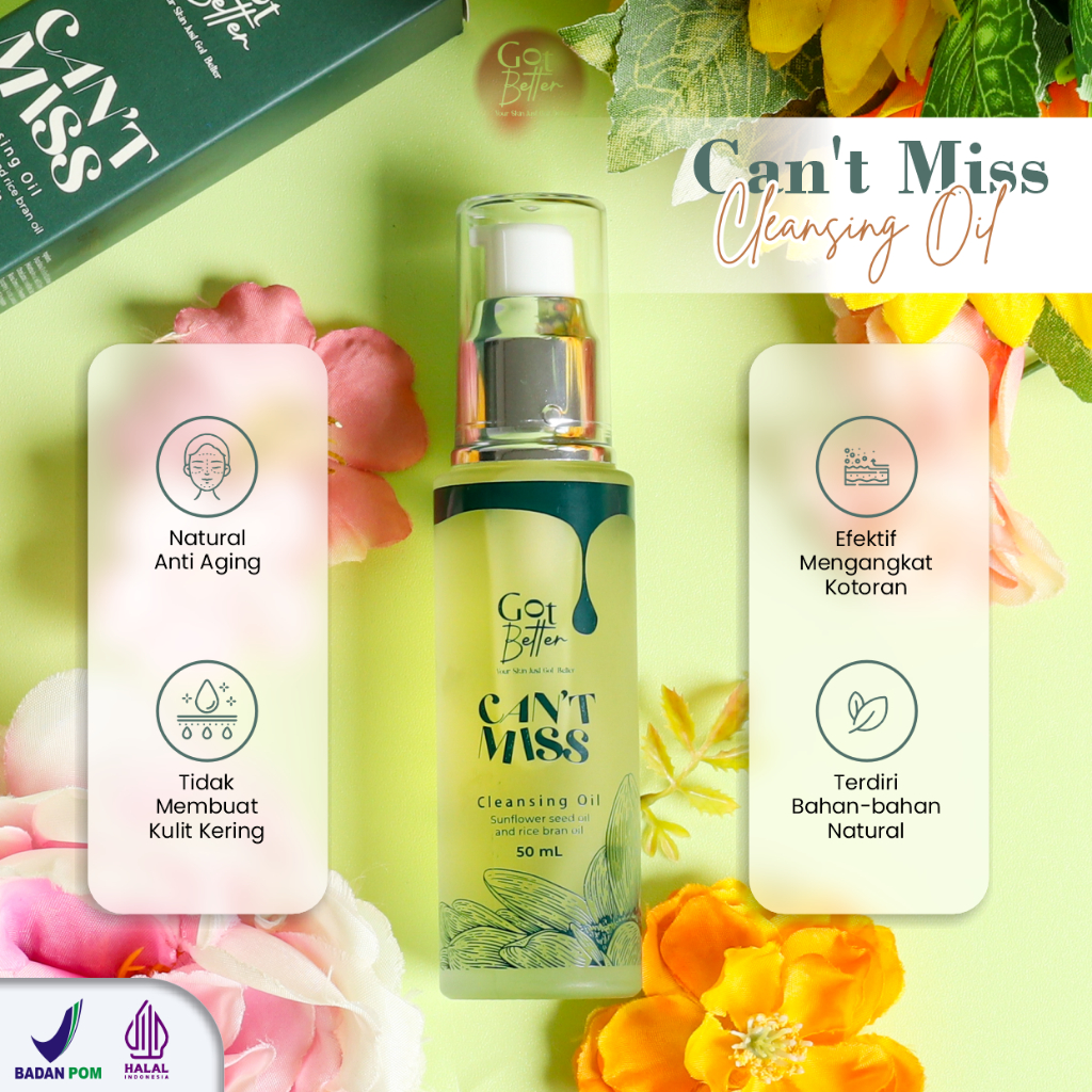 Jual Cleansing Oil 50 ml Got Better Skin Makeup Remover Untuk Make Up