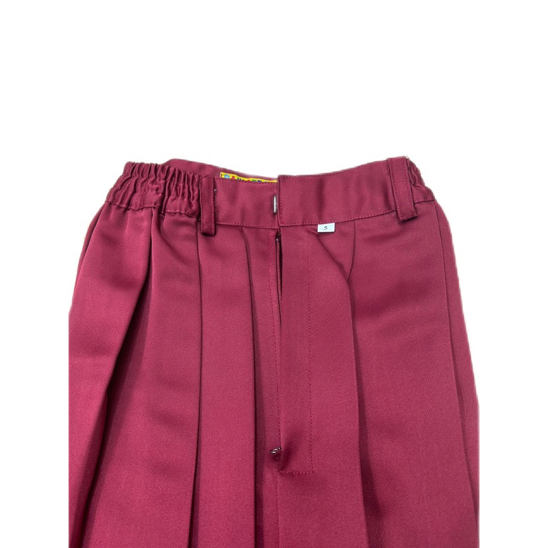 Jual ROK REMPEL MERAH SD PANJANG BAHAN ELEMEN | Shopee Indonesia