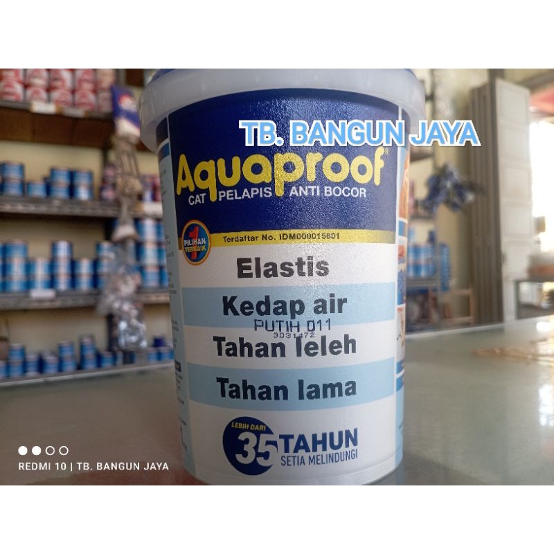 Jual Cat Pelapis Anti Bocor Atapdindingseng Aquaproof 1kg Waterproof Aquaproof 1 Kg Shopee 3708