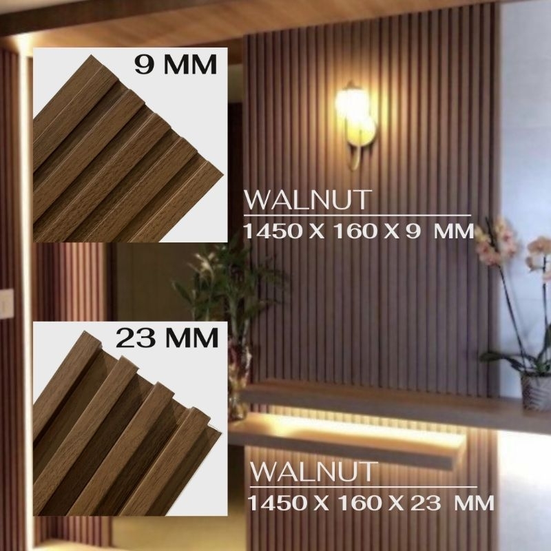 Jual WPC Grade A+ Wall Panel 1.45 m 3D Hiasan Dinding DIY Wood Panel 1. ...