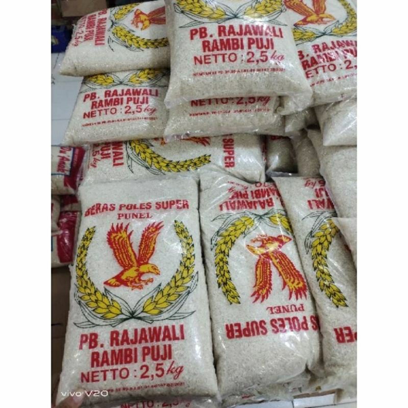 Jual beras rajawali 1 kg punel wangi | Shopee Indonesia