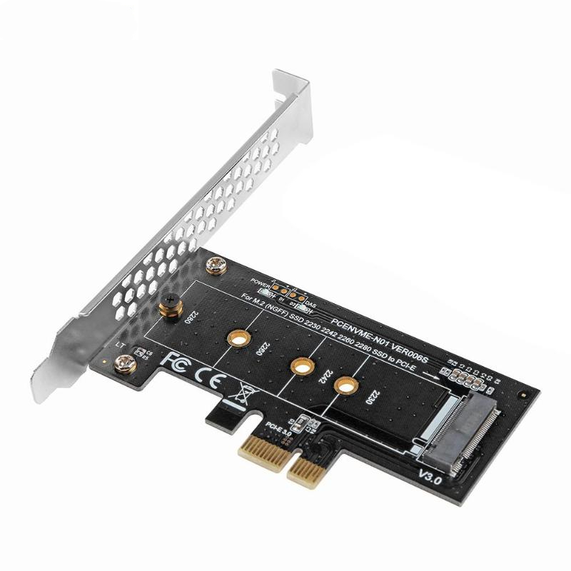 Jual NVMe SATA SSD to PCI-Express x4 NGFF Adapter