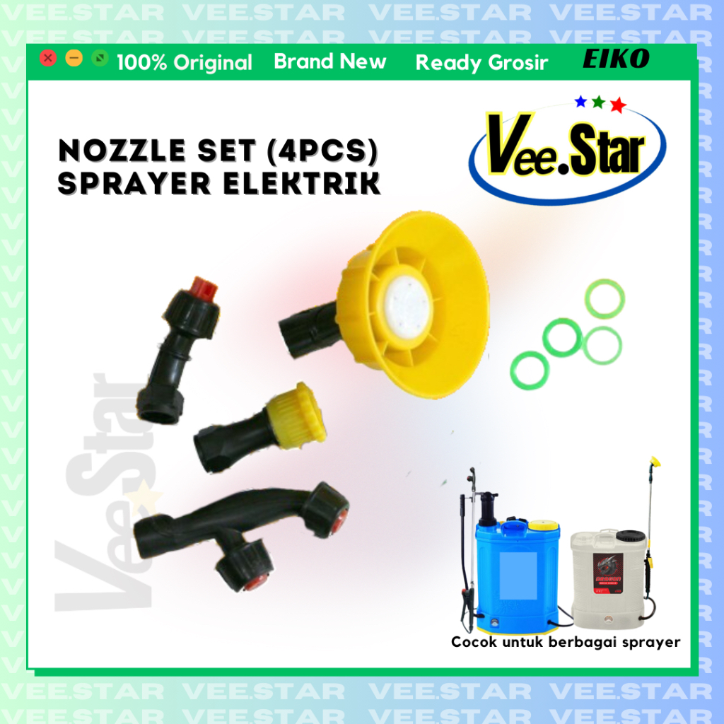 Jual Nozzle Set Combo Sprayer Elektrik Nozzle Spuyer Nozzle In Set