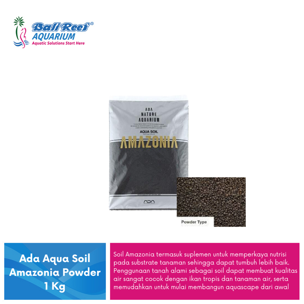 Jual ADA Aqua Soil Powder Amazonia Kemasan 1 Kg Shopee Indonesia