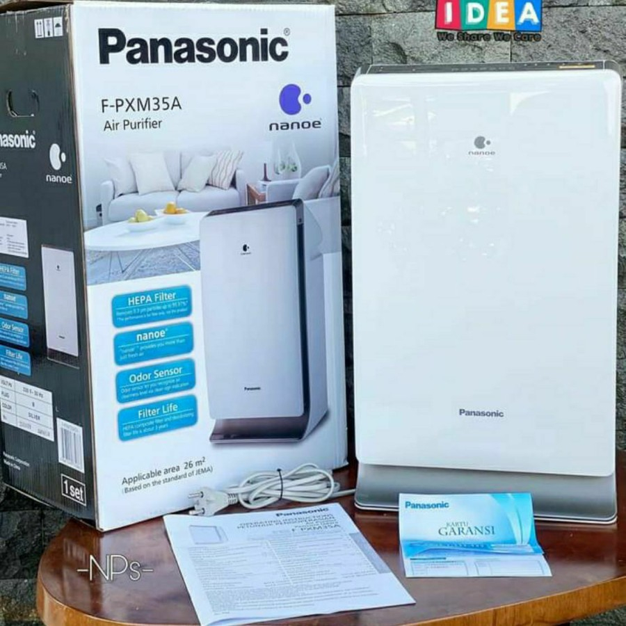 Jual Panasonic Air Purifier F-PXM35A Filter Nanoe Technology | Shopee ...