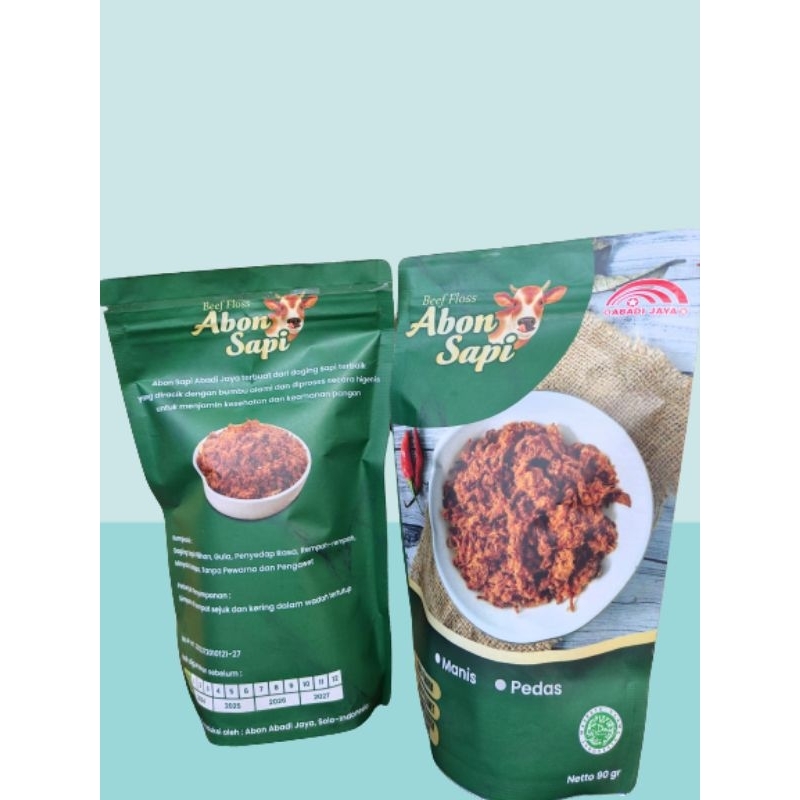 Jual Abon Sapi Abon Ayam Gr Manis Dan Pedas Shopee Indonesia