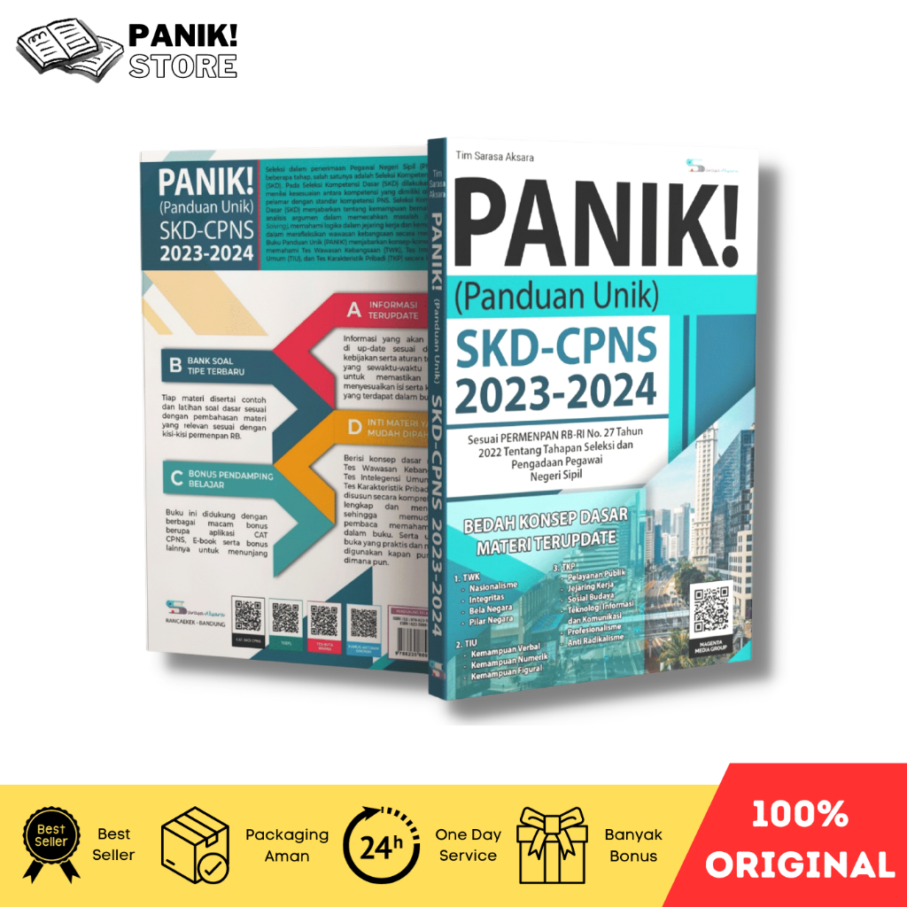 Jual Buku Tes Cpns Panik Panduan Unik Cpns Shopee Indonesia