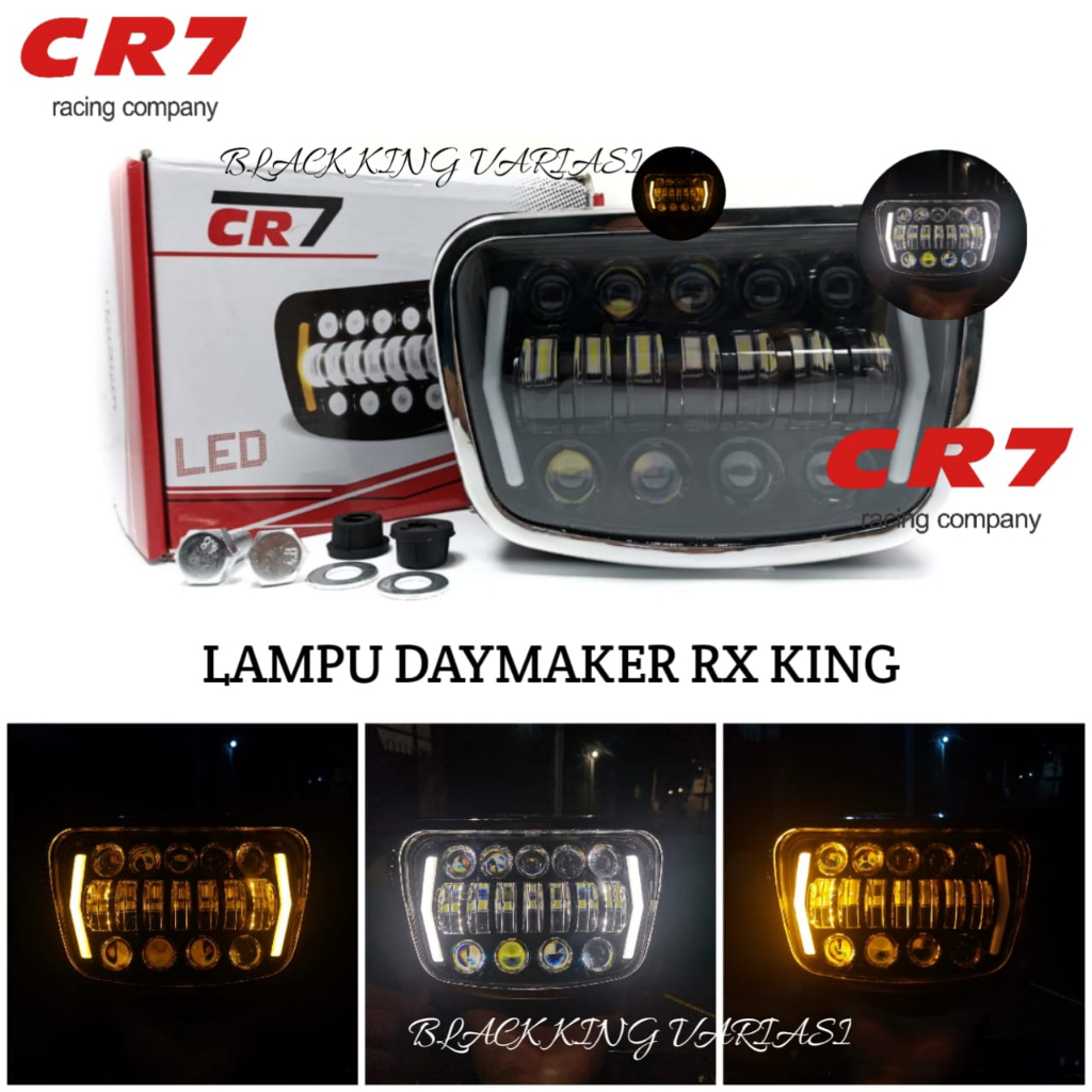 Jual Lampu Daymaker Rx King New Headlamp Daymaker Rx King Oval Lampu Depan Rx King Mata Led