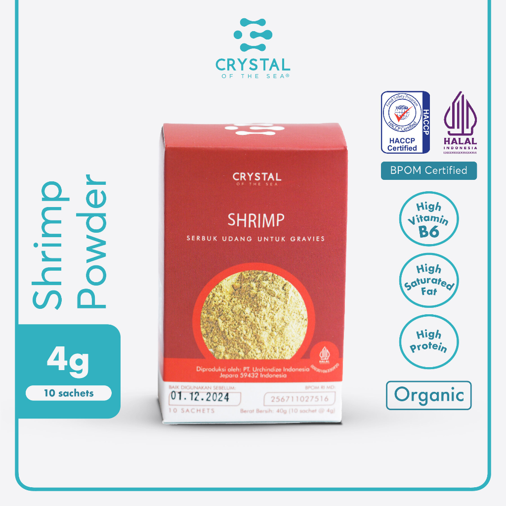 Jual Crystal of the Sea | Shrimp Powder Box (4GR x 10 Sachet) | Bubuk ...