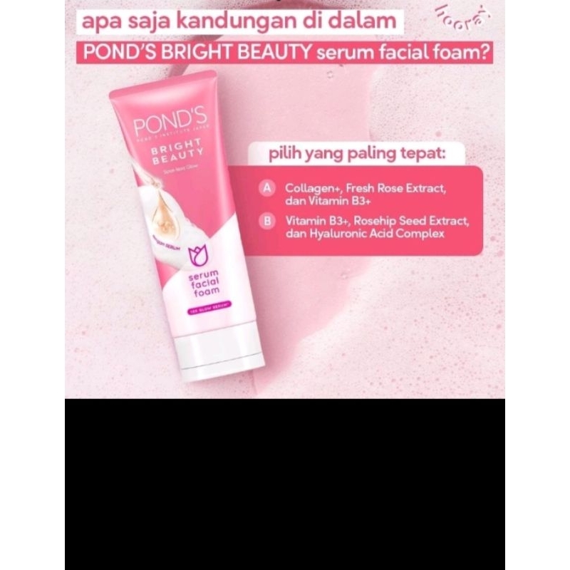 Jual Ponds Bright Beauty Facial Foam Sabun Muka 100ml X 2 | Shopee ...