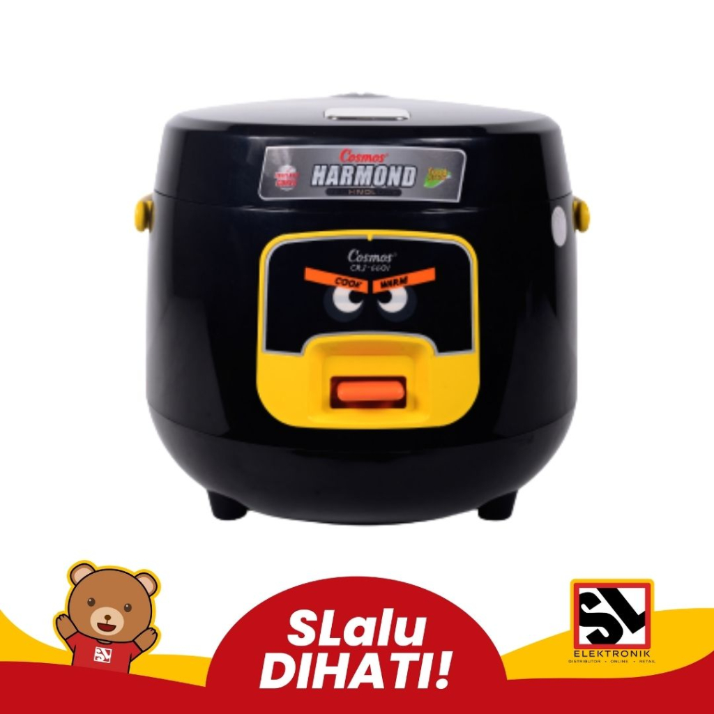 Jual COSMOS Rice Cooker CRJ-6601 Panci Aluminium Bagian Dalam Desain ...