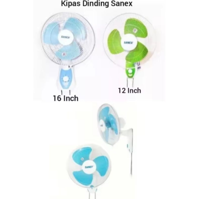 Jual Kipas Angin Sanex Dinding Wall Fan Sanex 12 Inch And 16 Inch Shopee Indonesia 4715