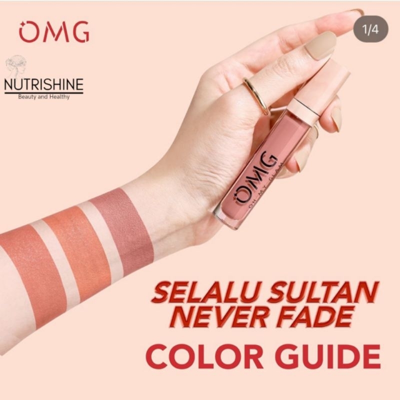 Jual OMG OH MY GLAM - MATTE KISS LIP CREAM SOCIALITE EDITION | Shopee ...