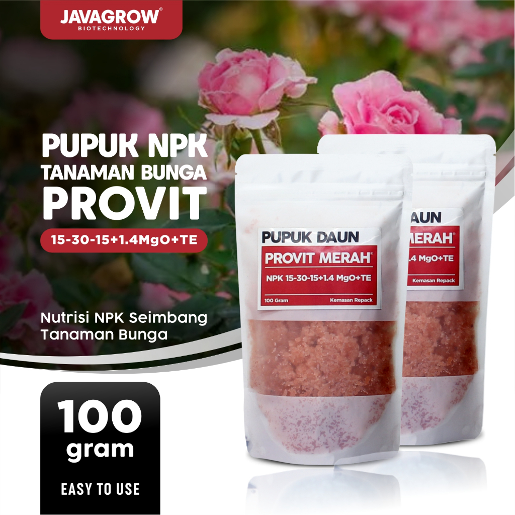 Jual Pupuk Tanaman Sayuran Tanaman Bunga dan Tanaman Buah Provit Merah ...