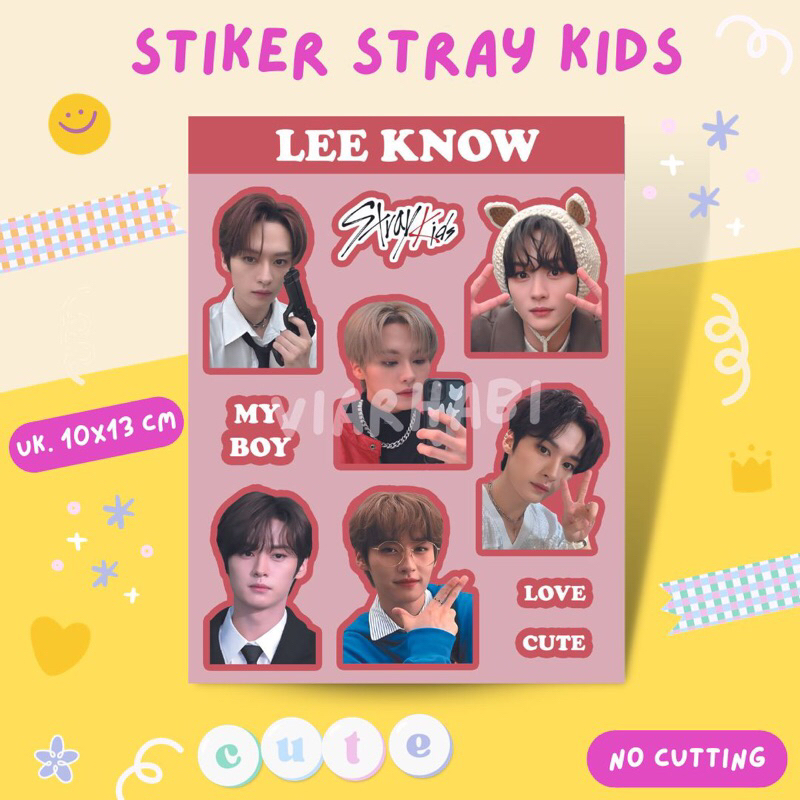 Jual STIKER STRAYKIDS FELIX BANGCHAN HYUNJIN JEONGIN CHANGBIN HAN ...