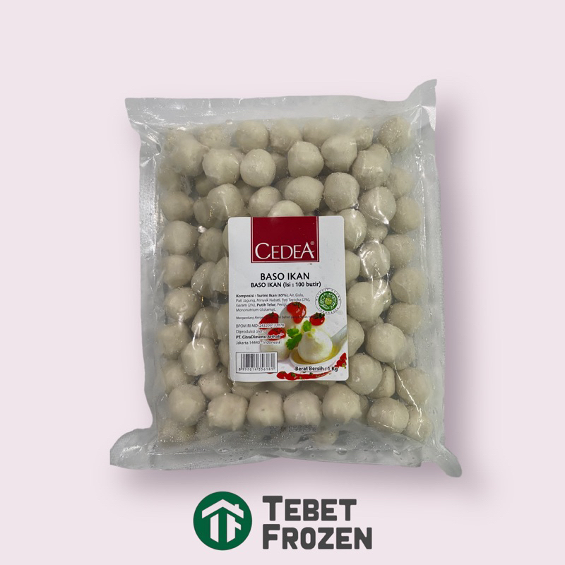 Jual Cedea Baso Ikan 100pcs 1kg Tebet Frozen Shopee Indonesia