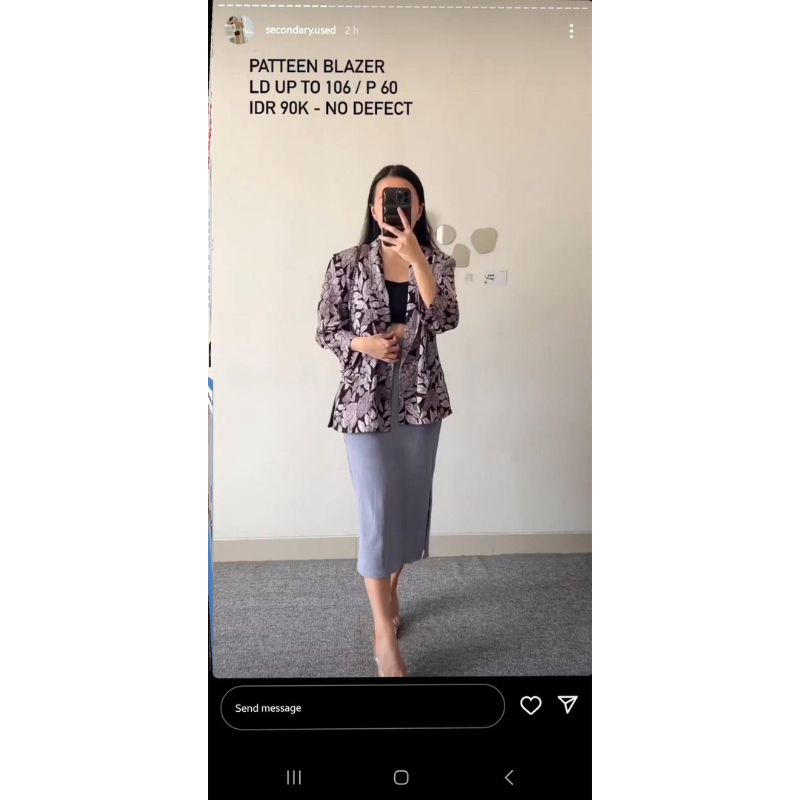 Jual two tops blazer and top | Shopee Indonesia