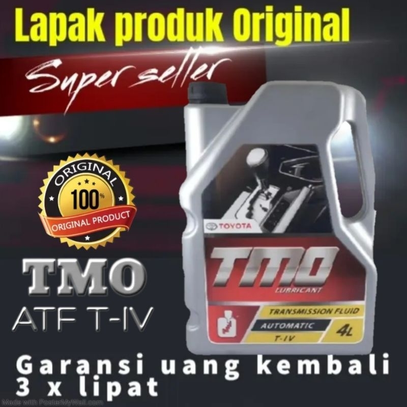 Jual Atf Toyota Tmo T Iv Transmisi Matic Garansi Original Shopee