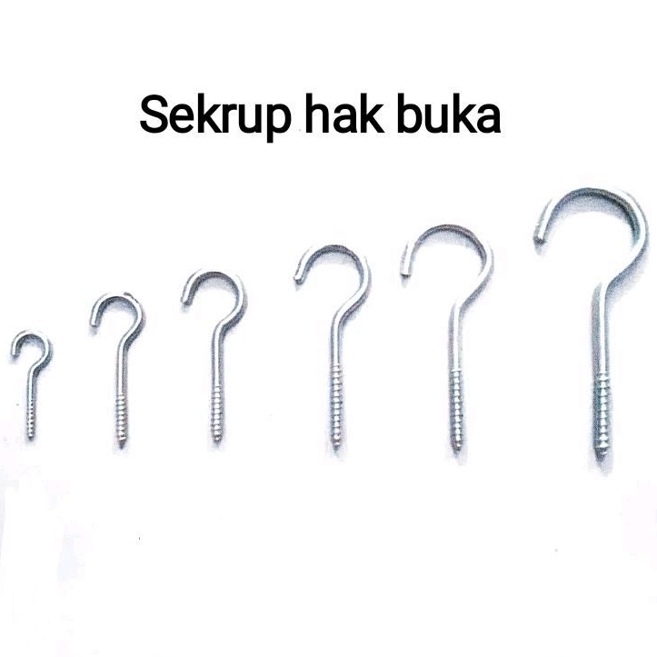 Jual Pcs Sekrup Skrup Ulir Hak Mata Buka No No No No No No Tandatanya