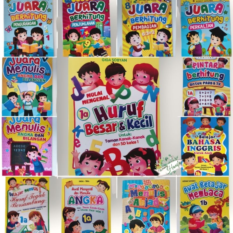 Jual Buku Tk Belajar Membaca Mengenal Hurup Mengenal Angka Untuk Paud ...