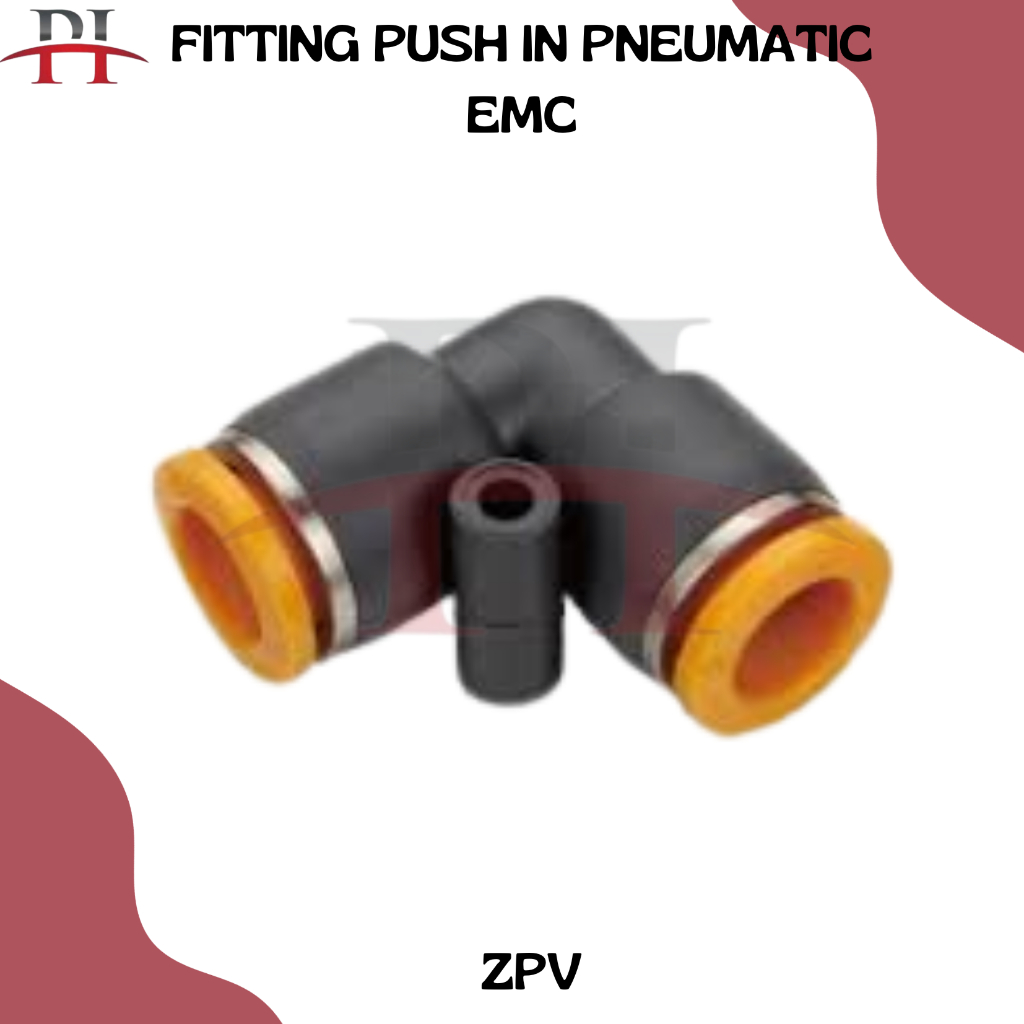 Jual FITTING ELBOW PUSH IN PNEUMATIC ZPV-12 EMC | Shopee Indonesia