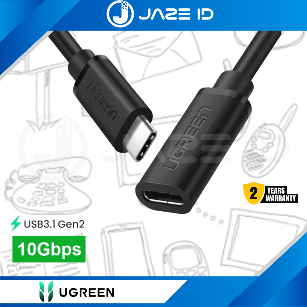 Jual Ugreen Kabel Usb Extension Type C Male Female Thunderbolt Shopee